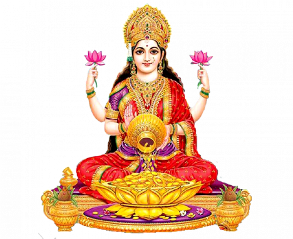 Goddess Laxmi Png - Maa Laxmi Hd (600x600), Png Download