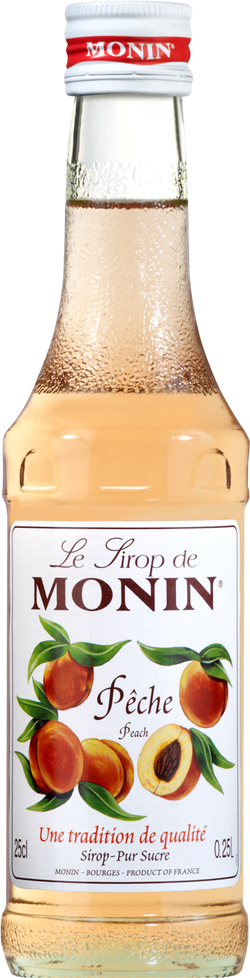 Monin Peach Syrup - Monin Mojito Mint Syrup, 250ml (1960x1494), Png Download
