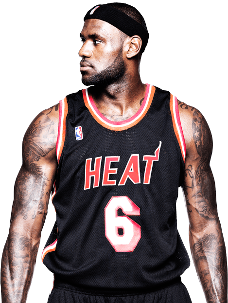 lebron james black heat jersey