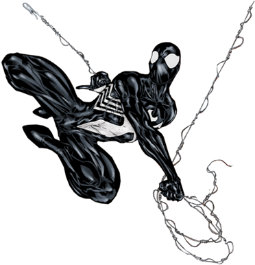Back In Black Is A Storyline With Its Own Mini Series - Spiderman Black Suit (400x391), Png Download