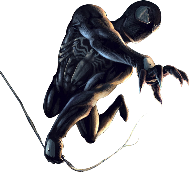Black Spider Ae851815 - Spider Man Dark Png (661x644), Png Download