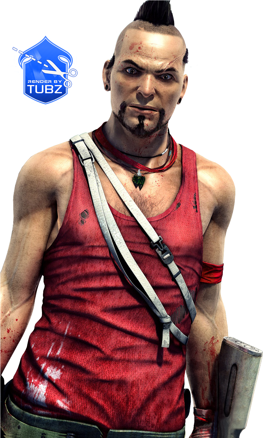 Far Cry Free Download Png - Far Cry 3 Vaas Concept Art (900x1424), Png Download
