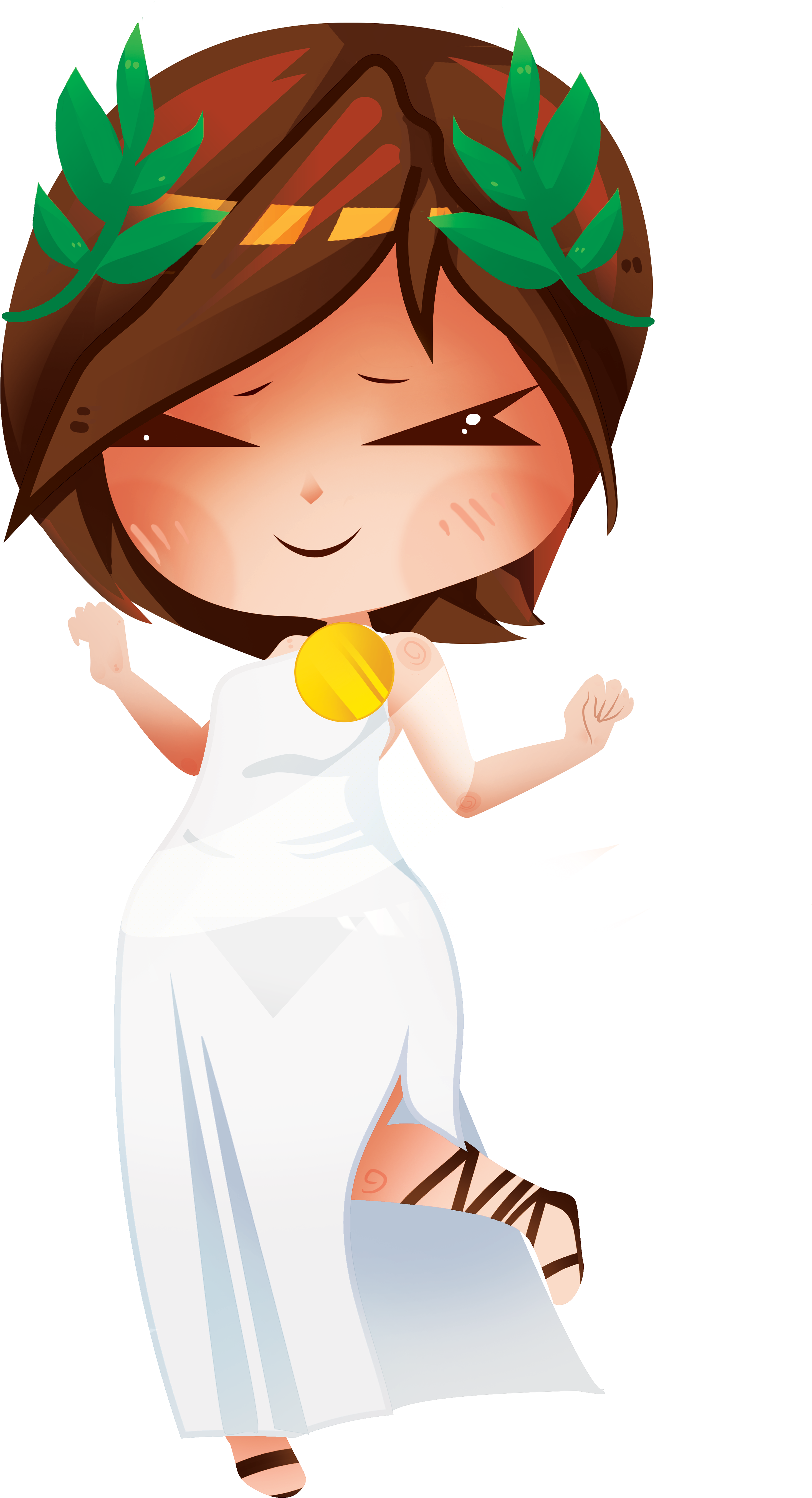 Project Inspired By Greek Goddesses - Cartoon (3840x5612), Png Download