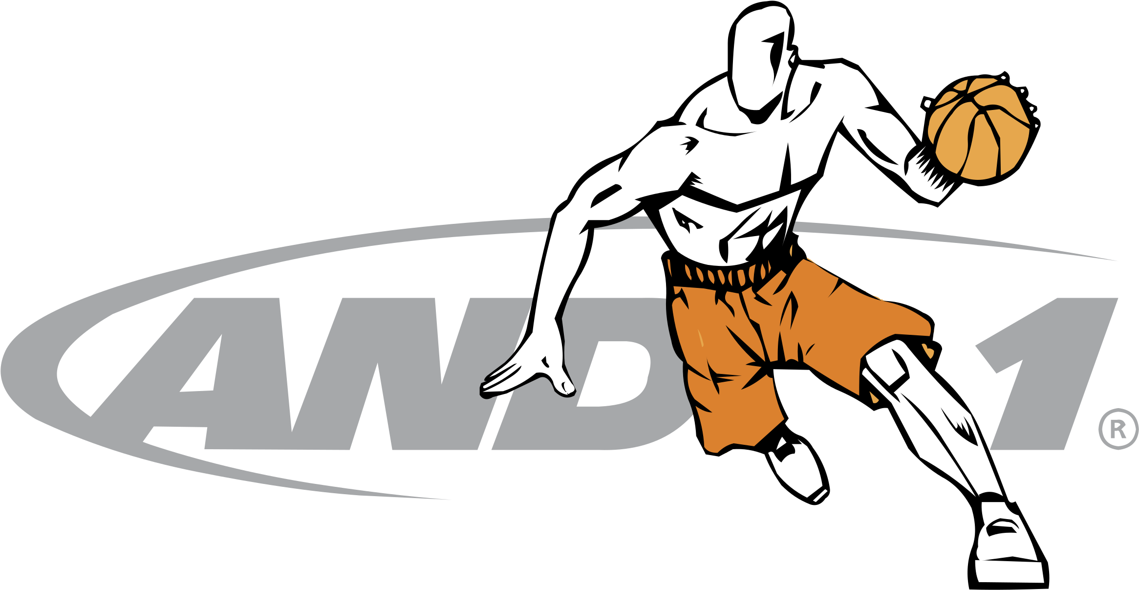 Image Result For And 1 Basketball Logo - Basketball And 1 Logo (2400x2400), Png Download