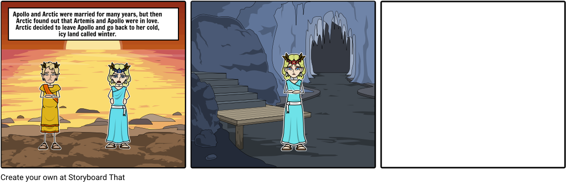 Arctic Goddess - Cartoon (1164x385), Png Download
