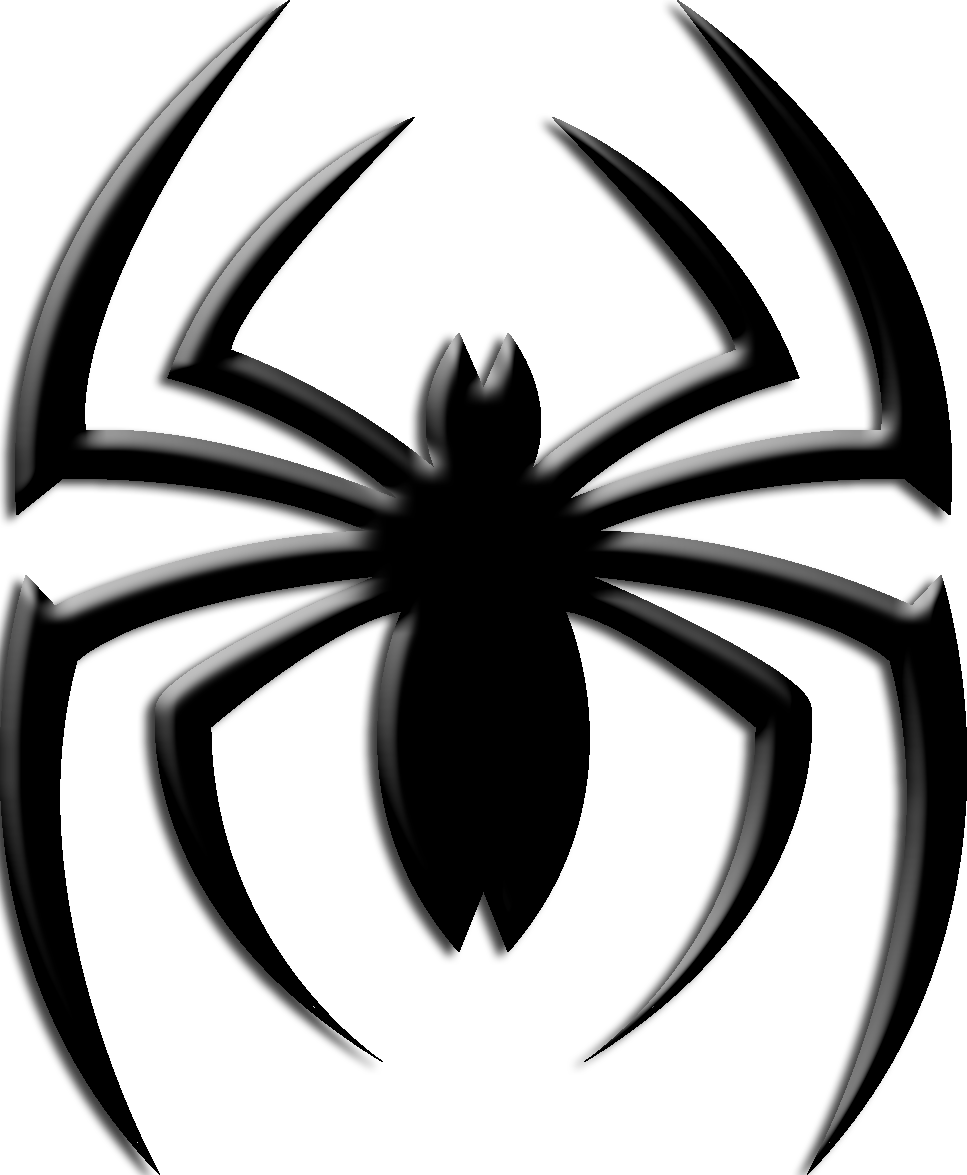 Spiderman Symbol Clipart - Ultimate Spider Man Logo (967x1175), Png Download
