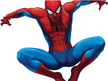 Watch Spiderman Cartoon - Spider Man The Superhero (500x262), Png Download
