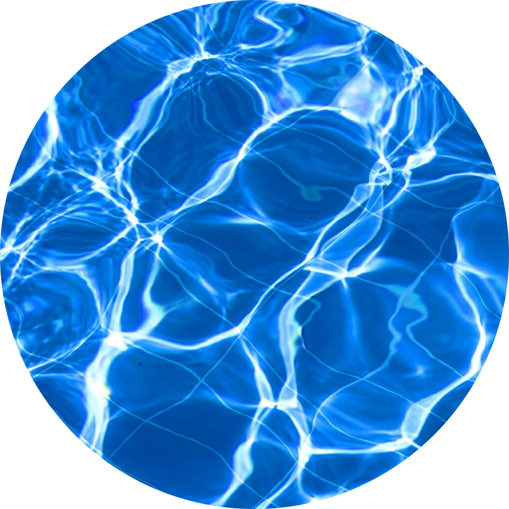 Aesthetic Pool Water Circle - Aesthetic Water Png (1024x1024), Png Download