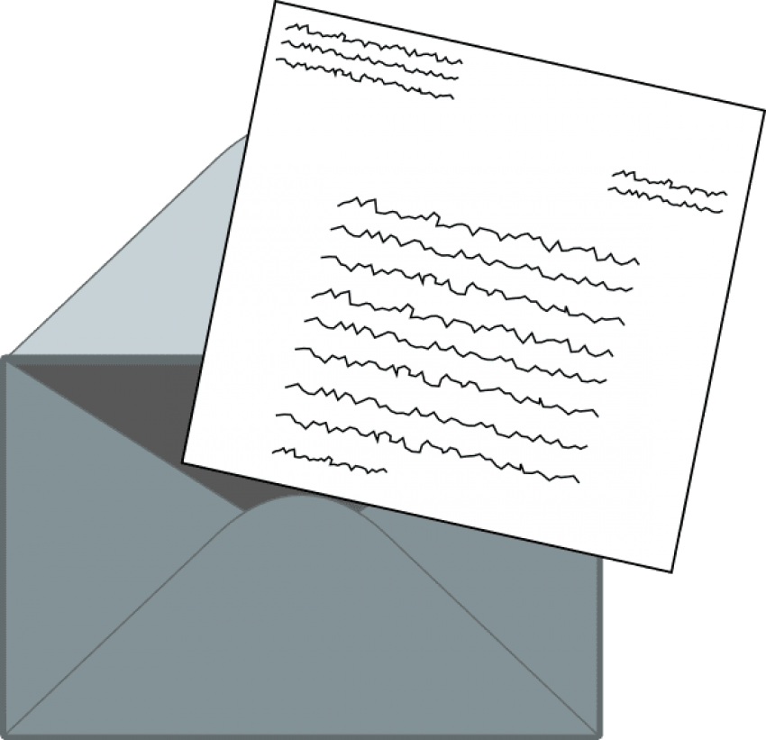 Letterclip Frames Illustrations Hd - Letters Mail Clip Art (600x579), Png Download