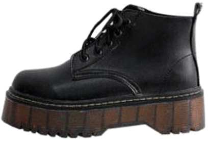 Itgirl Shop Autumn And Winter Platform Vintage Boots - Leather Gore Tex Hiking Boots (460x460), Png Download