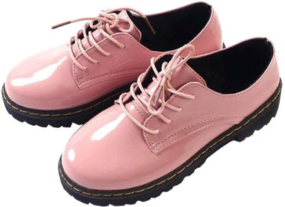 Clip Itgirl Shop Gloss Pink Laceup Flat Oxford - Pink Aesthetic Clothes Png (460x460), Png Download