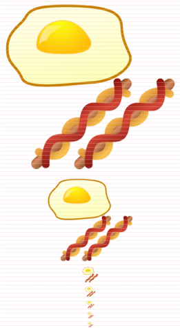 Breakfast (260x483), Png Download