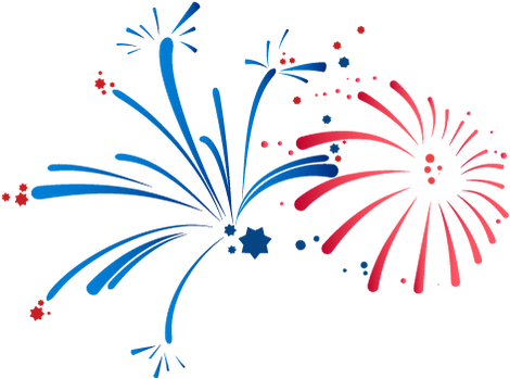 Red White And Blue By Liberty Bell Fireworks - Imagenes Png Aniversario (498x372), Png Download