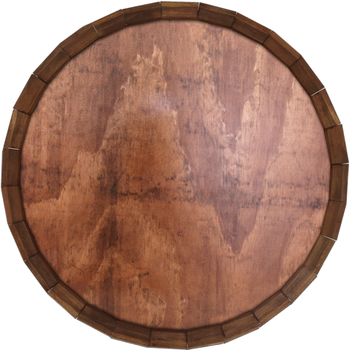 More Views - Blank Whiskey Barrel Top (500x500), Png Download