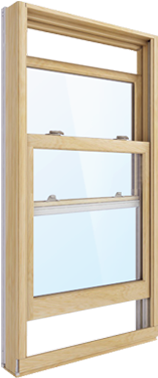 Double Hung Windows - Apartment Single Hung Window (300x450), Png Download