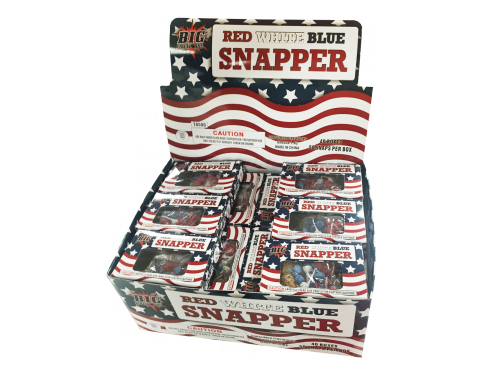 Red, White & Blue Snappers - Blue (500x375), Png Download