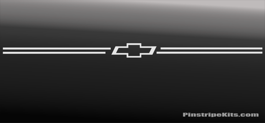 Chevrolet Silverado Vinyl Logo Decal Pinstripe Kit - Chevrolet - Free ...