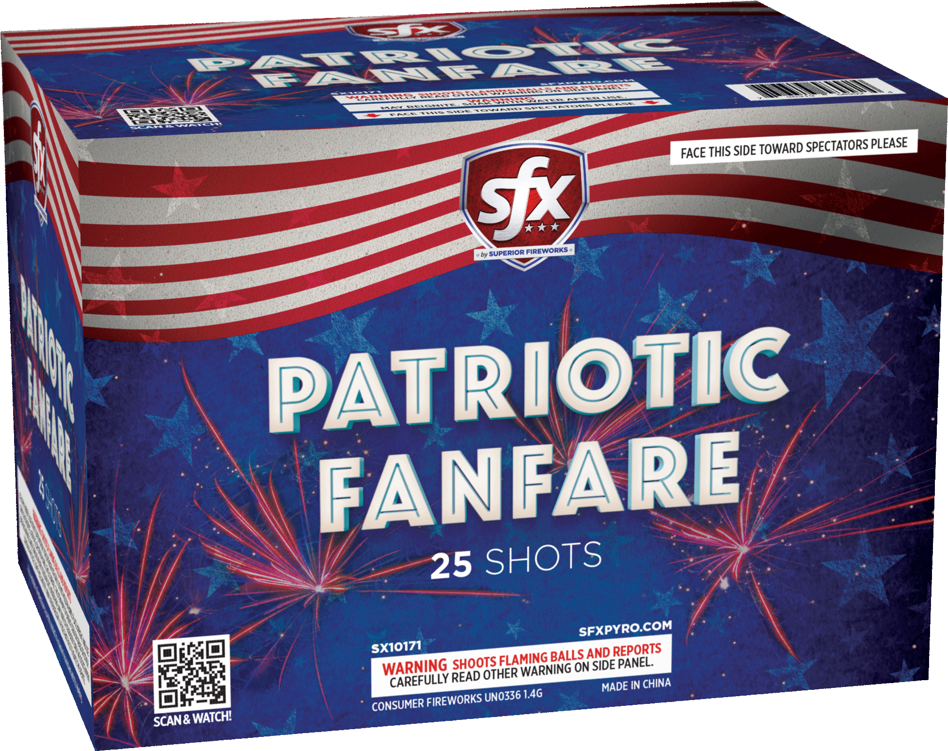Patriotic Fanfare - Box (2000x2000), Png Download