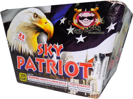 25 Shotsstand Up And Salute As This Cake Carpets The - Patriot Firework (500x500), Png Download