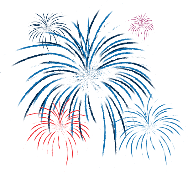 Fireworks - Ohio (600x550), Png Download