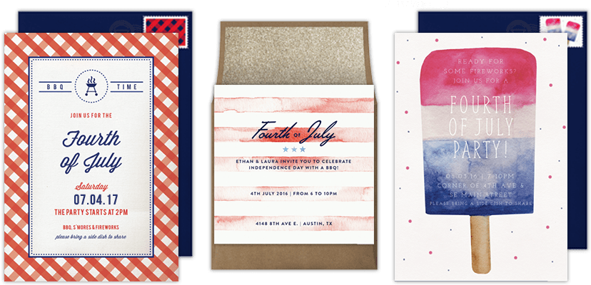 We Recommend Choosing Classic Shades Of Red, White, - July 4 (850x400), Png Download