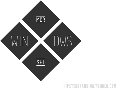 Hipster Branding Logo Microsoft Windows - Companies In Dubai Logo (500x300), Png Download