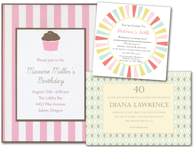 Birthday Party Invitations - Party (450x300), Png Download