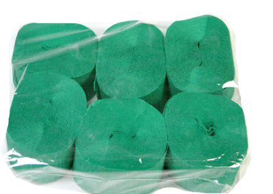 Crepe Streamer, 35mmx13m, Green, 6pk - Balloon (425x283), Png Download