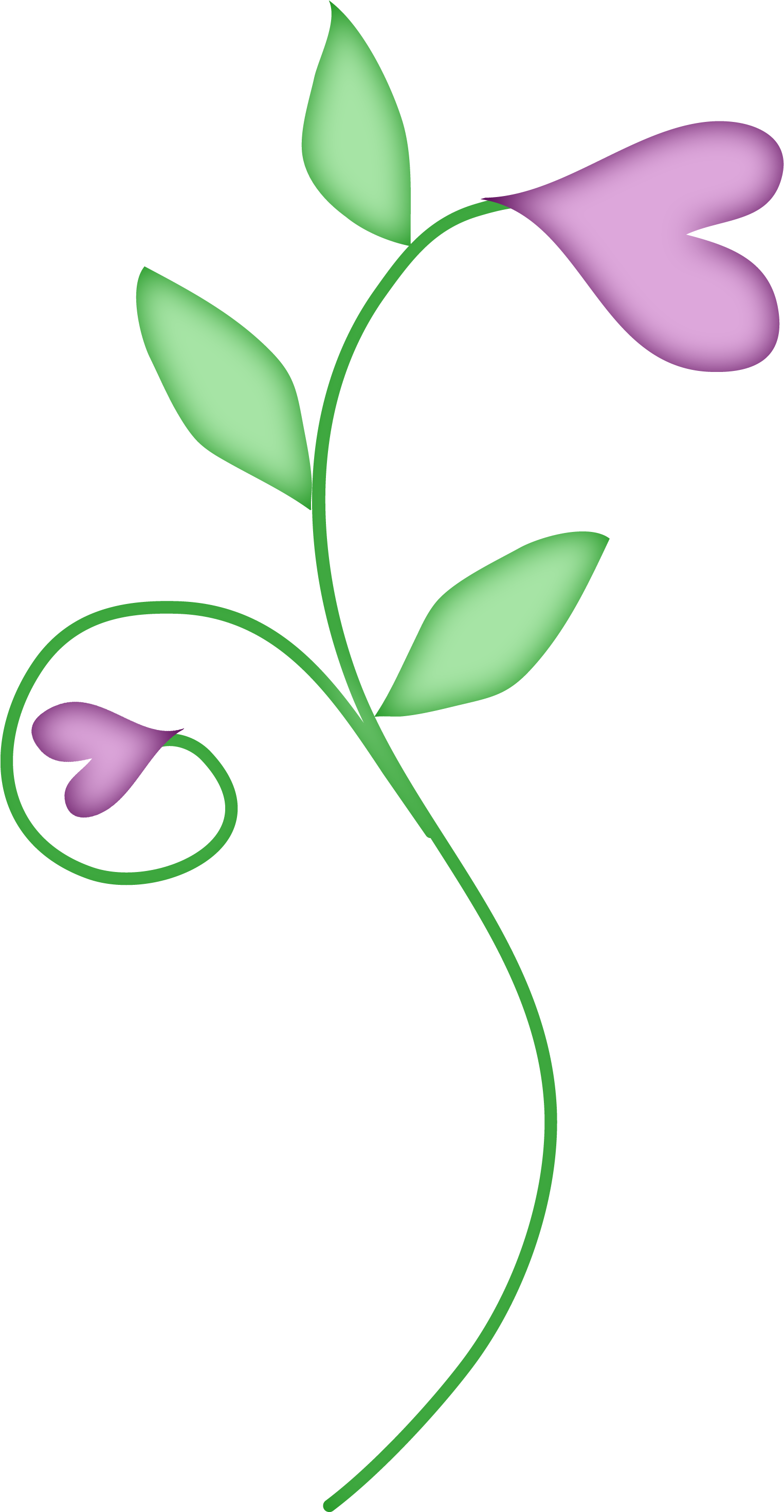 Spring Flower Clip Art - Clip Art (1570x2938), Png Download