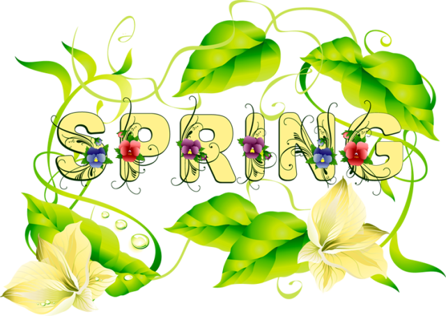 Spring Clipart Spring Fun - Vector Graphics (640x454), Png Download