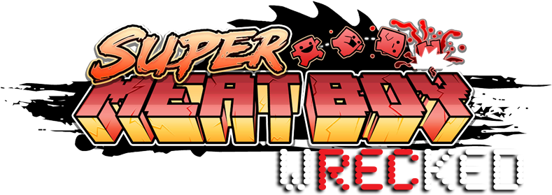 Super Meat Boy Logo Png - Super Meat Boy Logo (788x285), Png Download