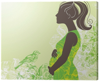Pregnant Woman Silhouette (400x400), Png Download