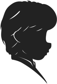 Cute Children Silhouettes - Illustration (490x490), Png Download