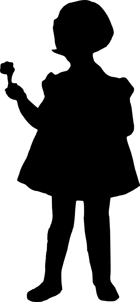 Free Png Girl Silhouette Png Images Transparent - Portable Network Graphics (480x1035), Png Download