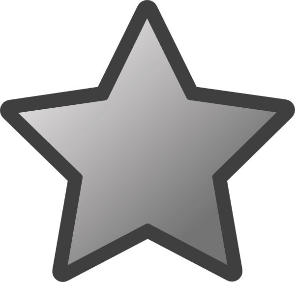 Star Silhouette Clip Art At Getdrawings - Star Clip Art (600x573), Png Download