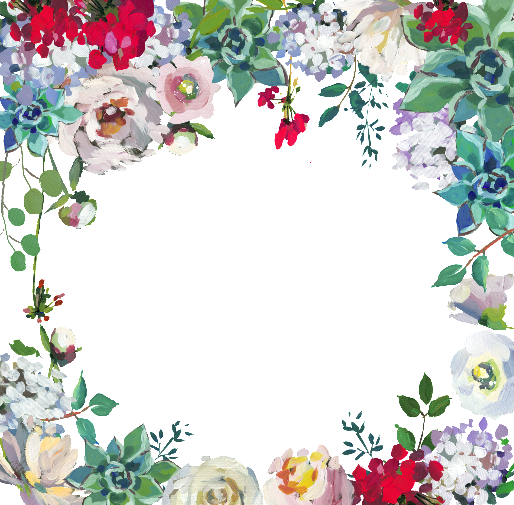 Hand Painted Decorative Background Flower Wall Png - September 2018 Wallpaper Calendar (1024x1007), Png Download