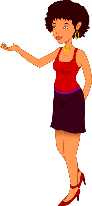 Free Vector Woman - Clipart Woman (358x800), Png Download