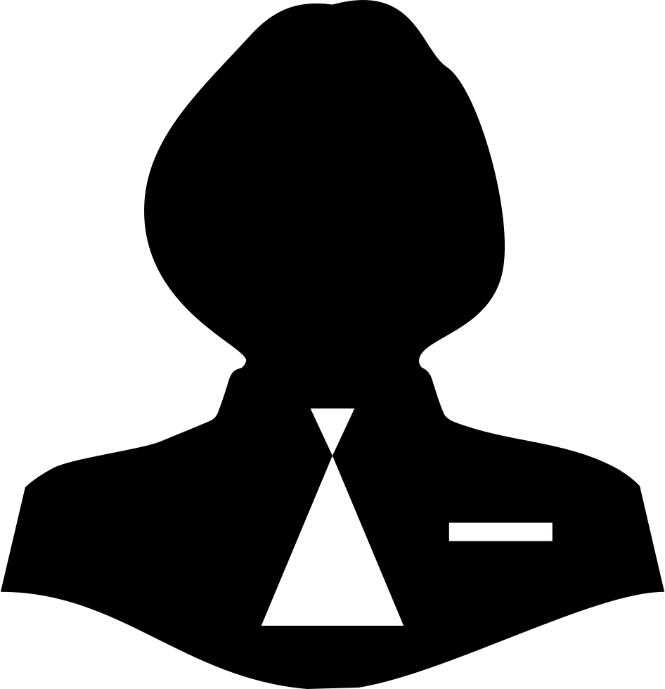 Woman Female Silhouette With Male Tie Comments - Silueta De Mujer Con Corbata (946x980), Png Download