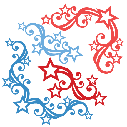 Star Flourish Set Svg Scrapbook Cut File Cute Clipart - Star Flourish Png (432x432), Png Download