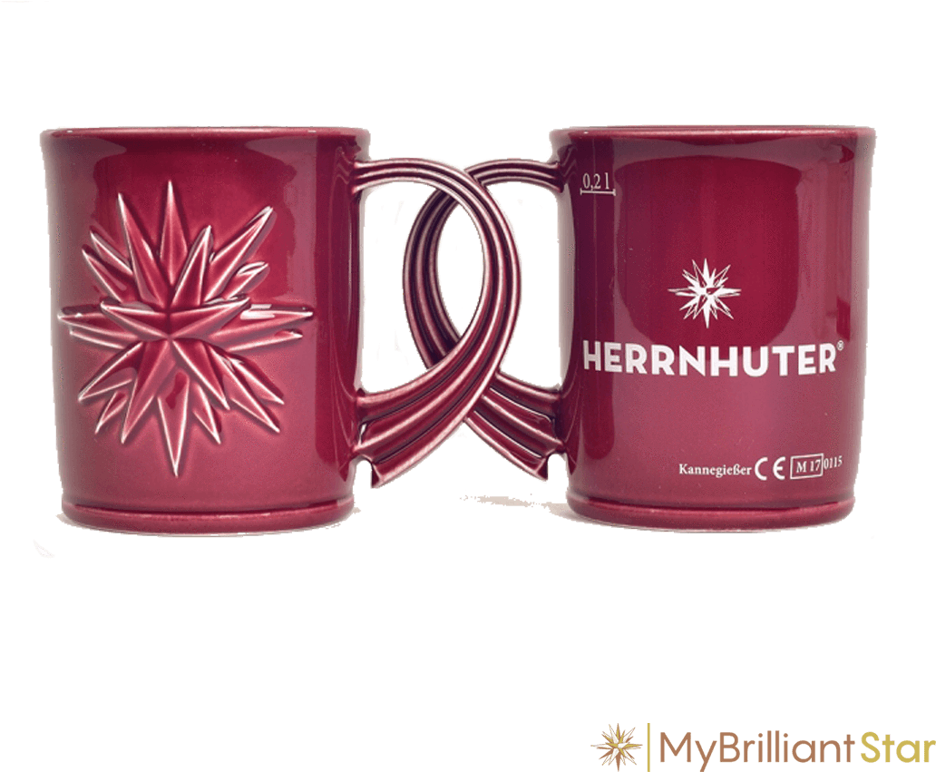 Herrnhut Star Mug - Weihnachtstasse Mit Herrnhuter Sterne Logo (1080x1080), Png Download