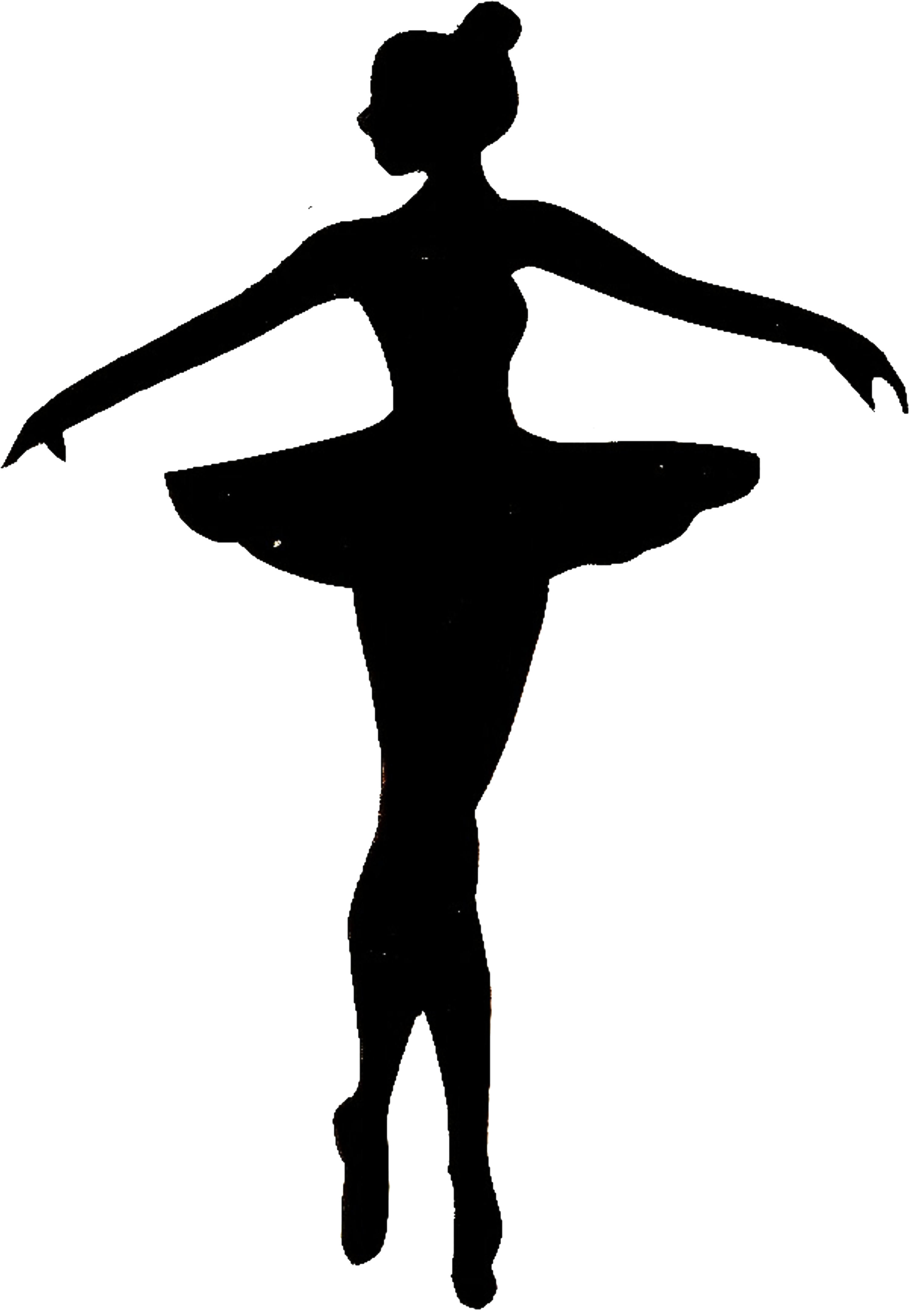 Ballet Silhouette Images At Getdrawings Com Free For - Ballet Clip Art Black And White (3205x4690), Png Download