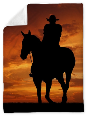 Cowboy Silhouette (400x400), Png Download