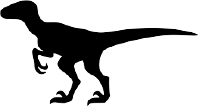 Dinosaur Silhouette Png Free (640x480), Png Download