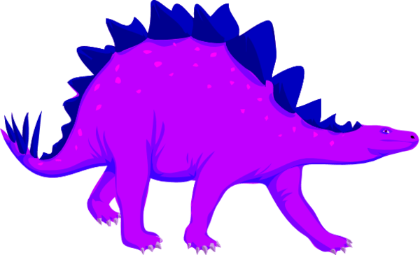 Dinosaur Clip Art (600x365), Png Download