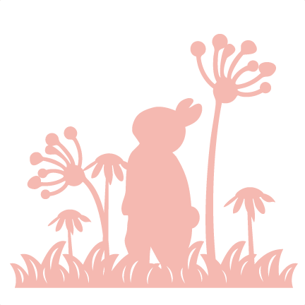 Easter Bunny Svg Scrapbook Cut File Cute Clipart Files - Scalable Vector Graphics (432x432), Png Download