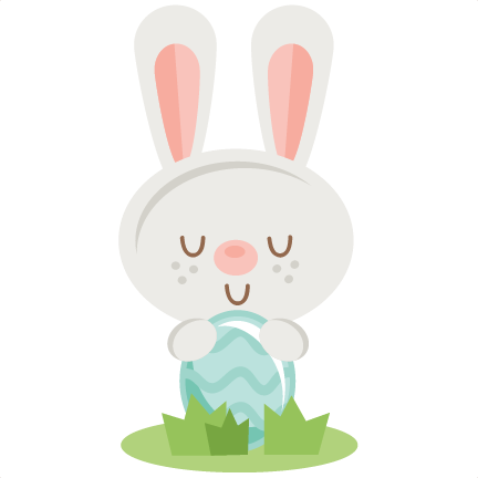 Easter Bunny Svg Cut Files Svg Scrapbook Cut File Cute - Scalable Vector Graphics (432x432), Png Download