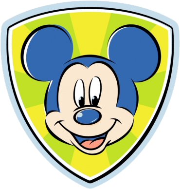 Mickey Mouse Face Clipart - Mickey Mouse (386x415), Png Download