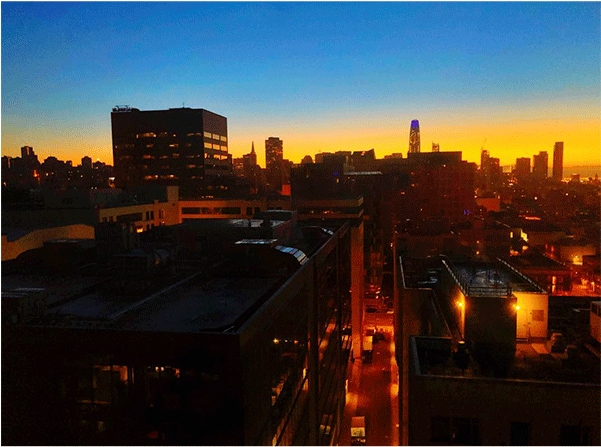 Early Morning Via @changecatalysts - Urban Area (600x600), Png Download