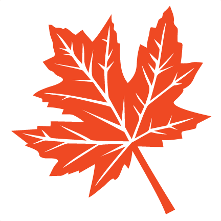 Fall Leaf Svg Scrapbook Cut File Cute Clipart Files - Free Fall Leaves Svg (432x432), Png Download