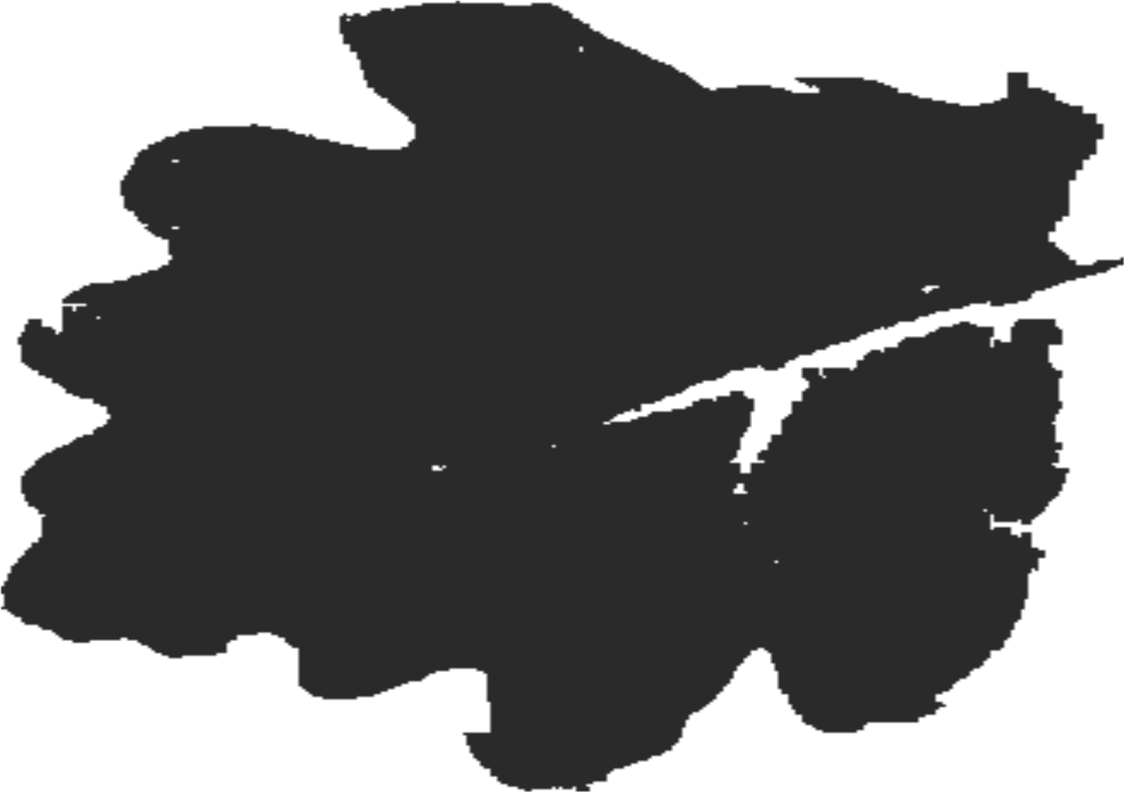 Big Image - Wolf Profile Silhouette (2400x1697), Png Download
